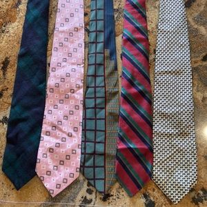 Lot Of 15 Random Mens Neck Ties  Assorted Bundle Mix